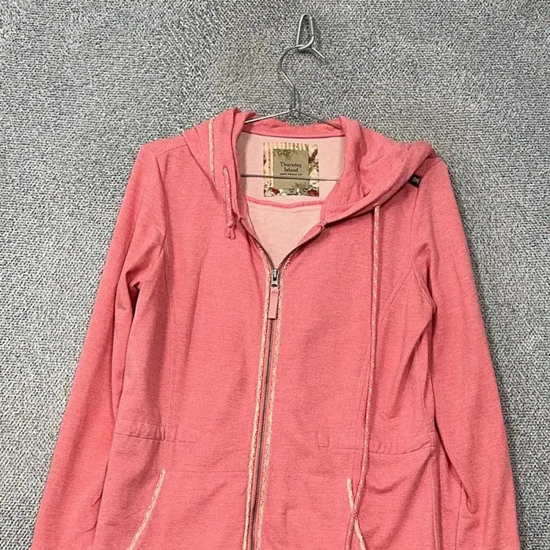 써스데이아일랜드 빈티지 여성 Y2K 후드집업 M 상품이미지3