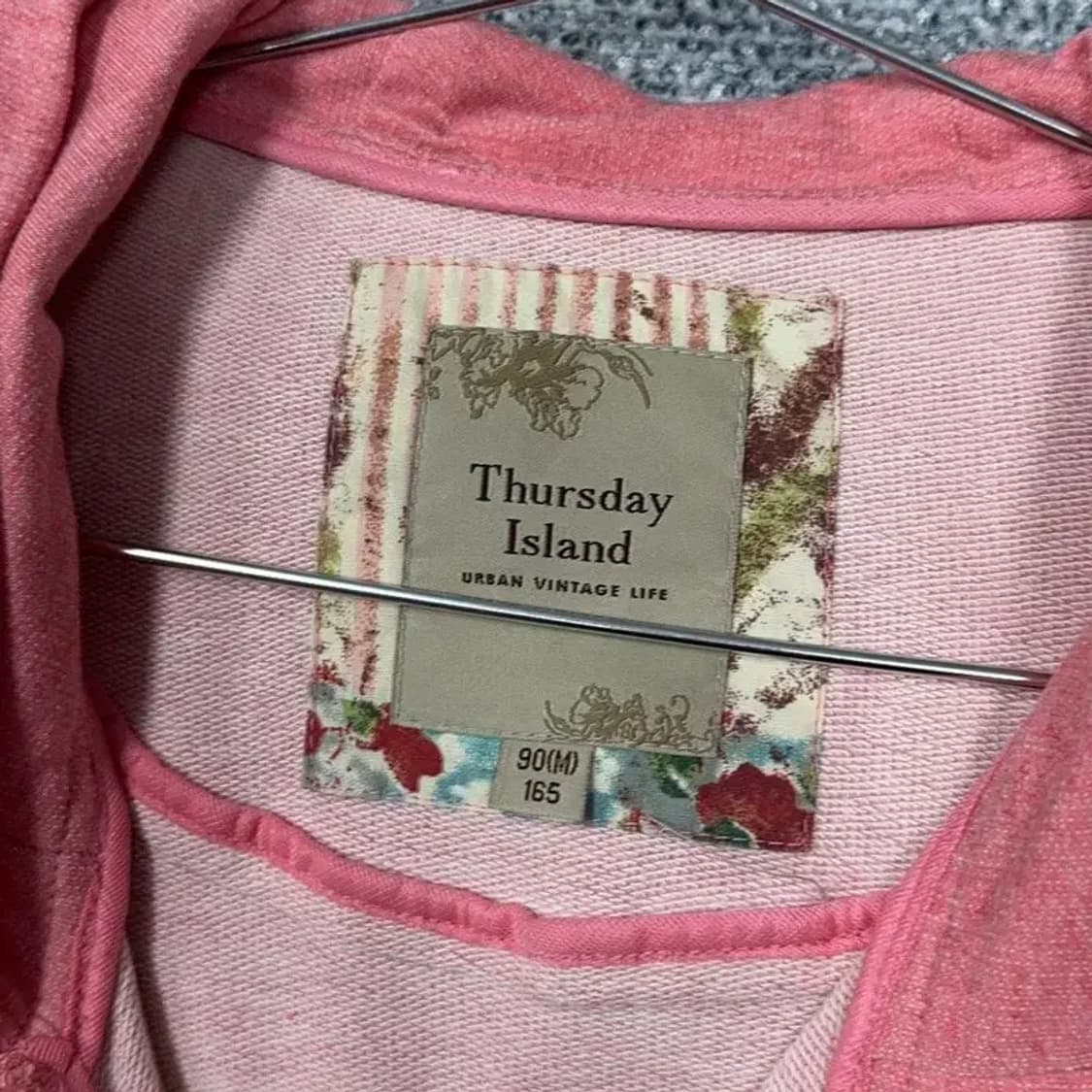 써스데이아일랜드 빈티지 여성 Y2K 후드집업 M 상품이미지5