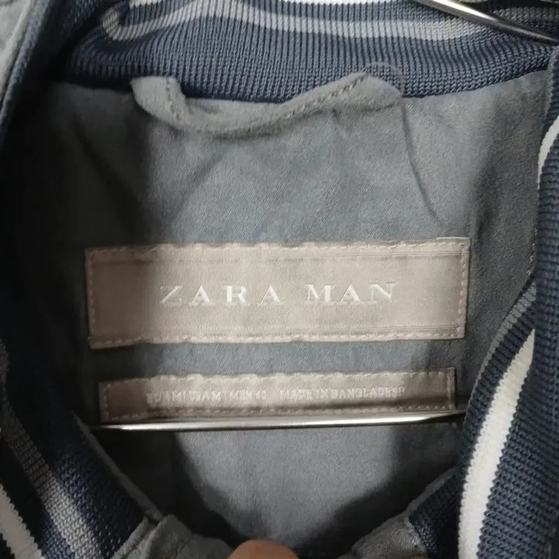 자라 남성 캐주얼 그레이 집업 자켓 M 상품이미지3