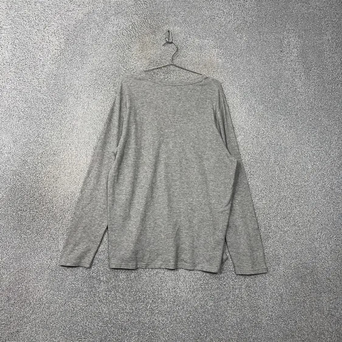 타미힐피거 로고 라이트 그레이 긴팔티 M 상품이미지2