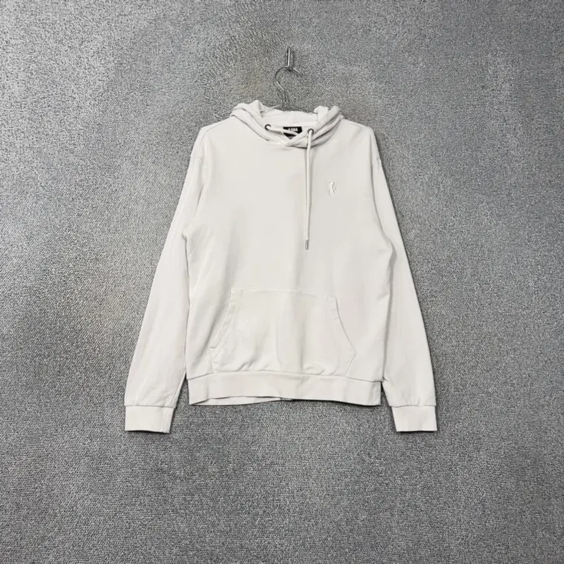 NBA 로고 화이트 후드티 M 상품이미지1