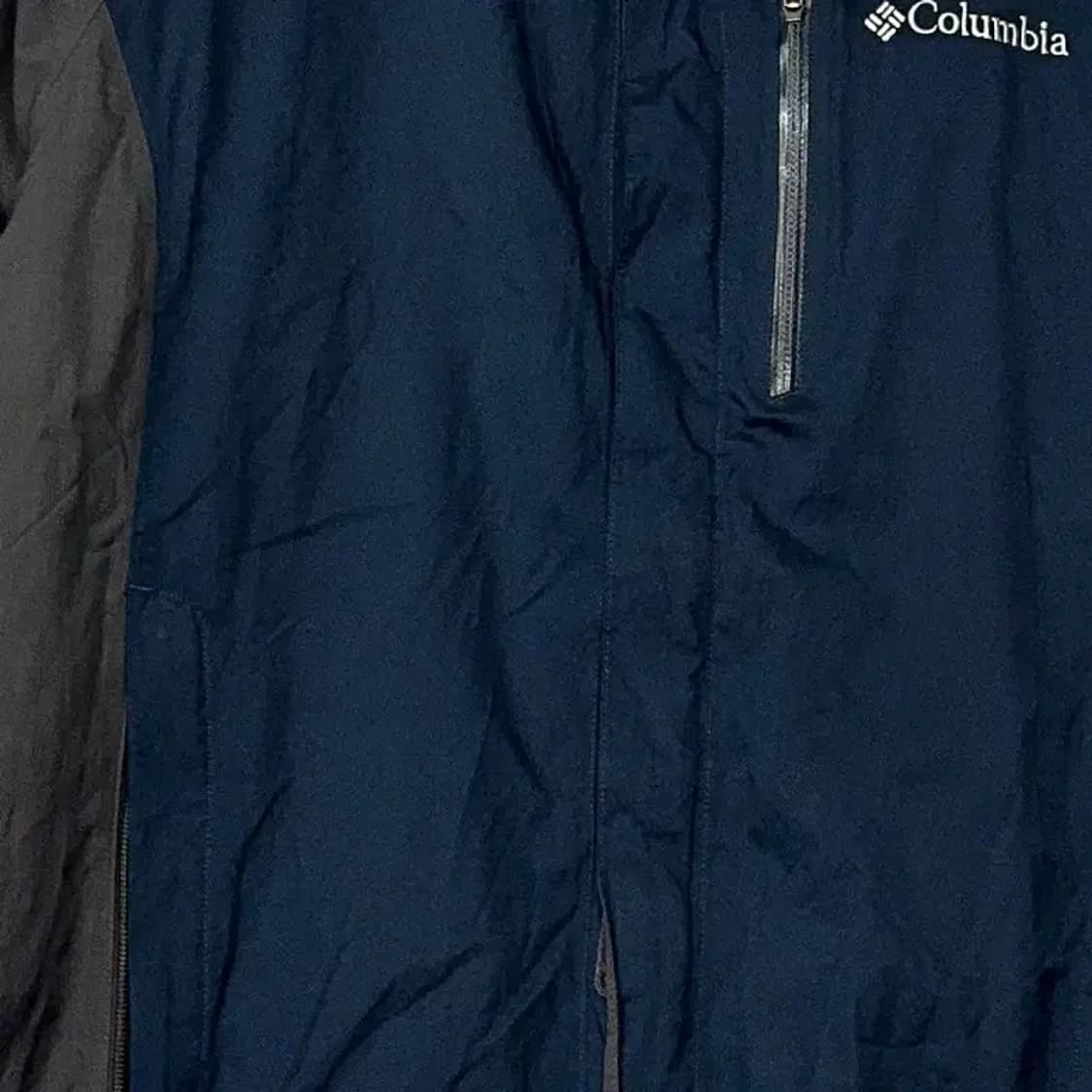콜롬비아 등산 남성 네이비 그레이 바람막이 L 상품이미지4