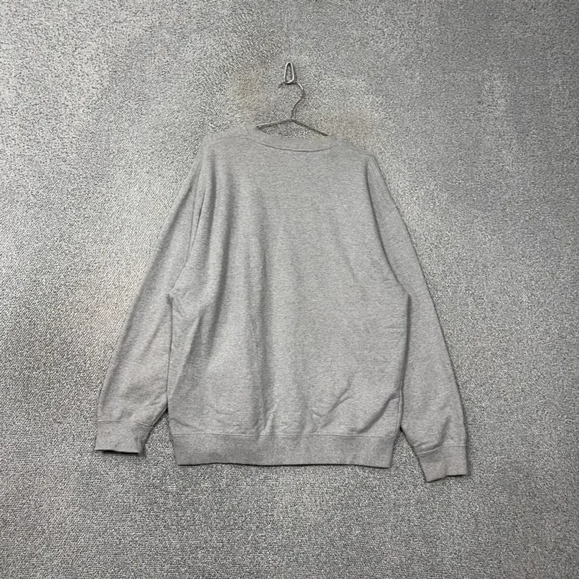 커버낫 로고 프린팅 라이트 그레이 맨투맨 XL 상품이미지2