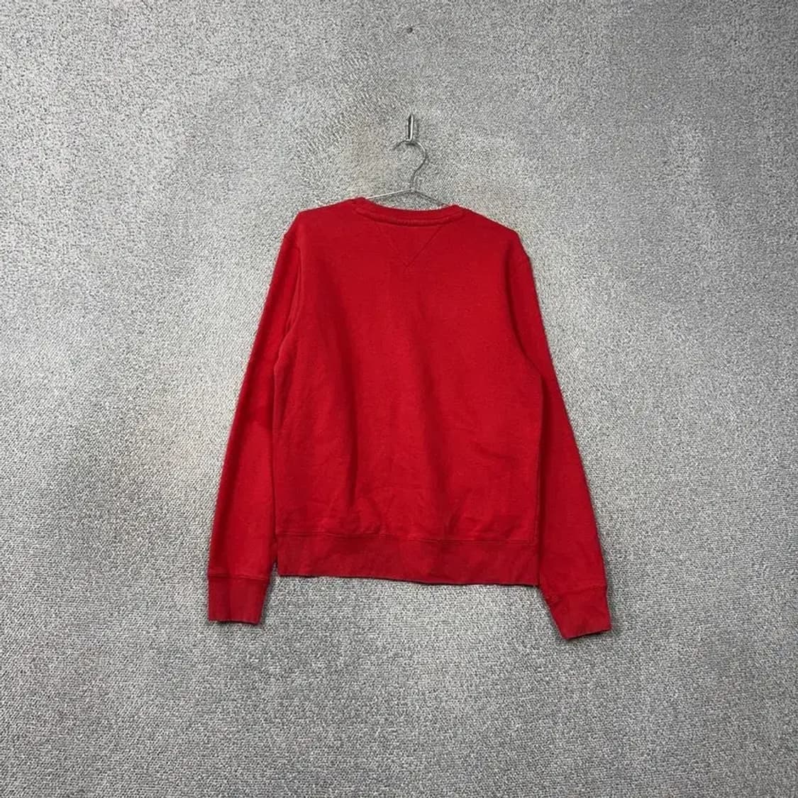 타미힐피거 스몰 로고 레드 맨투맨 M 상품이미지2