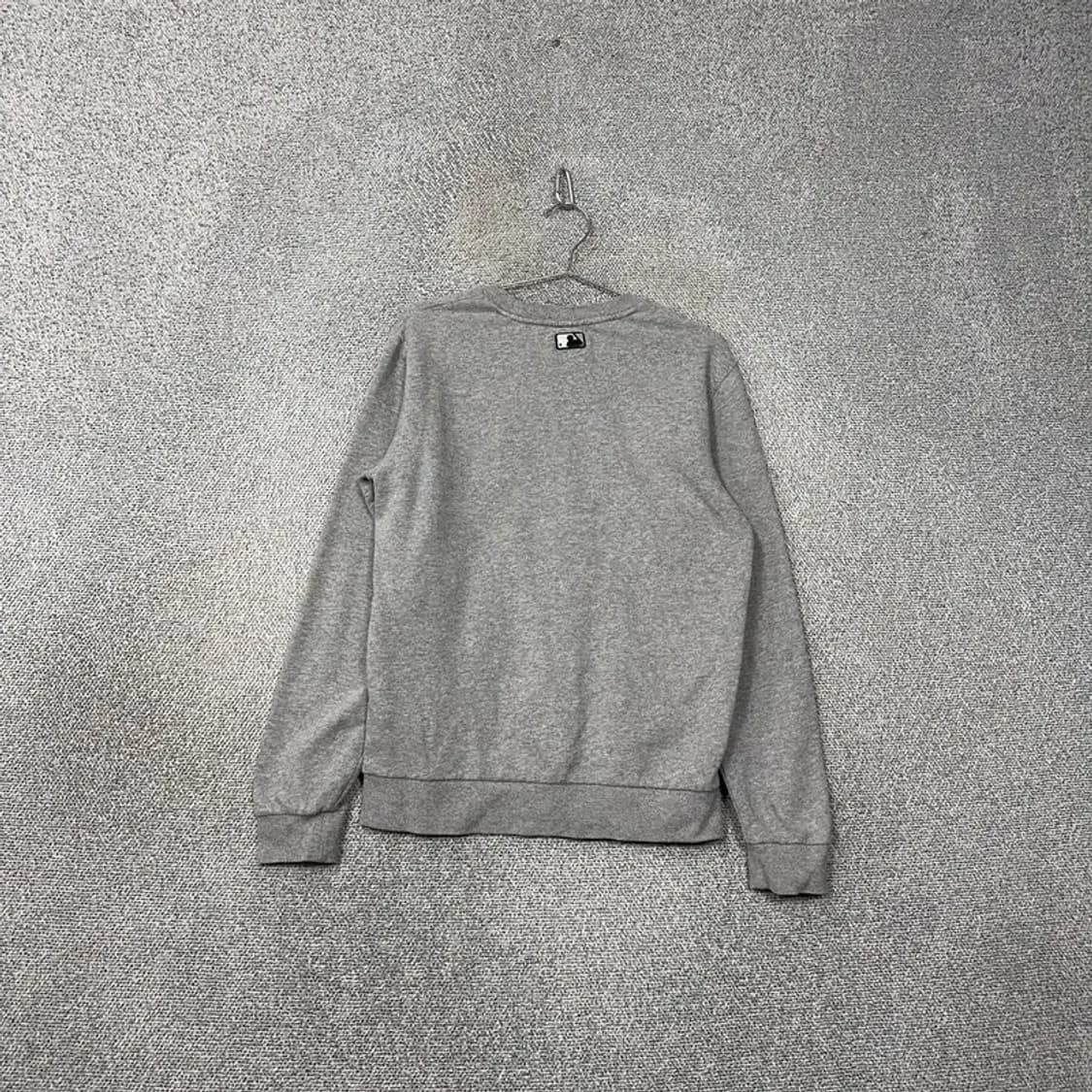 MLB 프린팅 라이트 그레이 맨투맨 95 상품이미지3