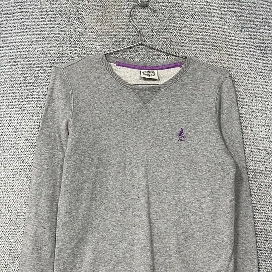 빈폴 라이트 그레이 로고 캐주얼 맨투맨 -85- 상품이미지3