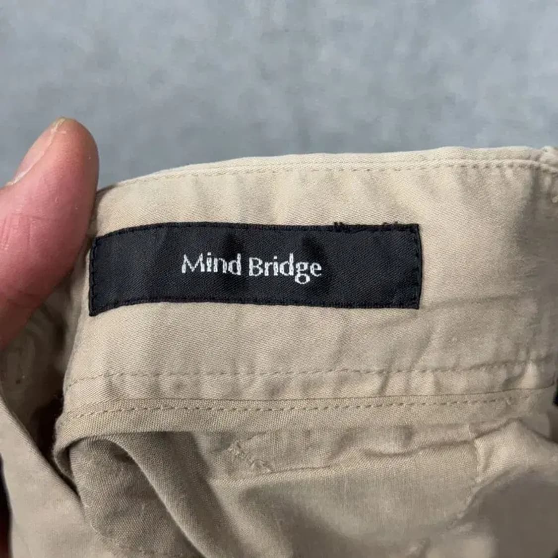 마인드브릿지 베이지 치노팬츠 77-98 상품이미지5