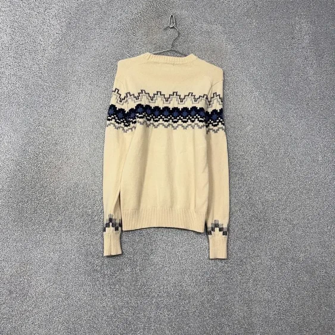빈폴 빈티지 패턴 울 베이지 니트 95 상품이미지2