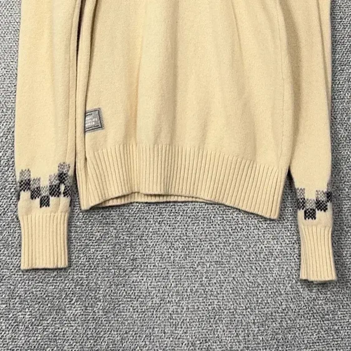 빈폴 빈티지 패턴 울 베이지 니트 95 상품이미지4