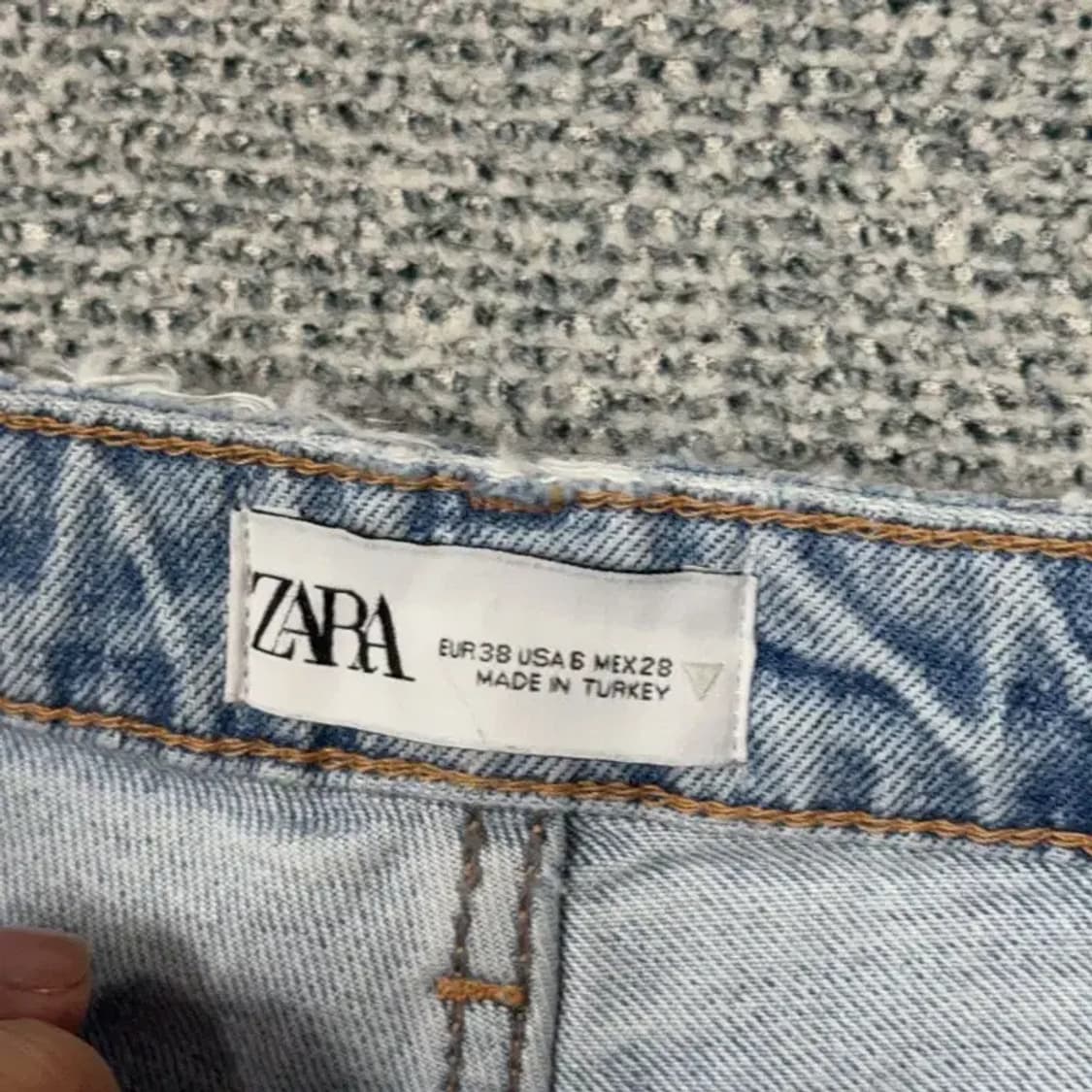 자라 연청 데님 청바지 28 상품이미지5