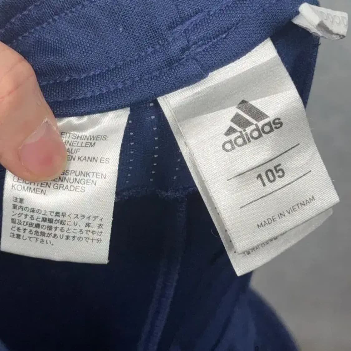 아디다스 삼각로고 네이비 트레이닝 팬츠 105 상품이미지5