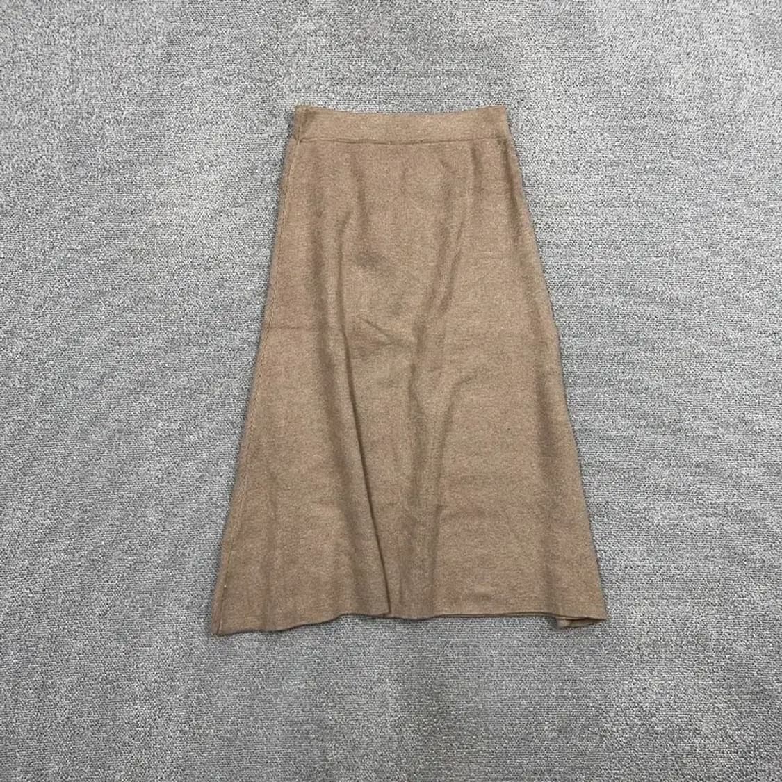 자라 니트 여성 베이지 스커트 L 상품이미지1