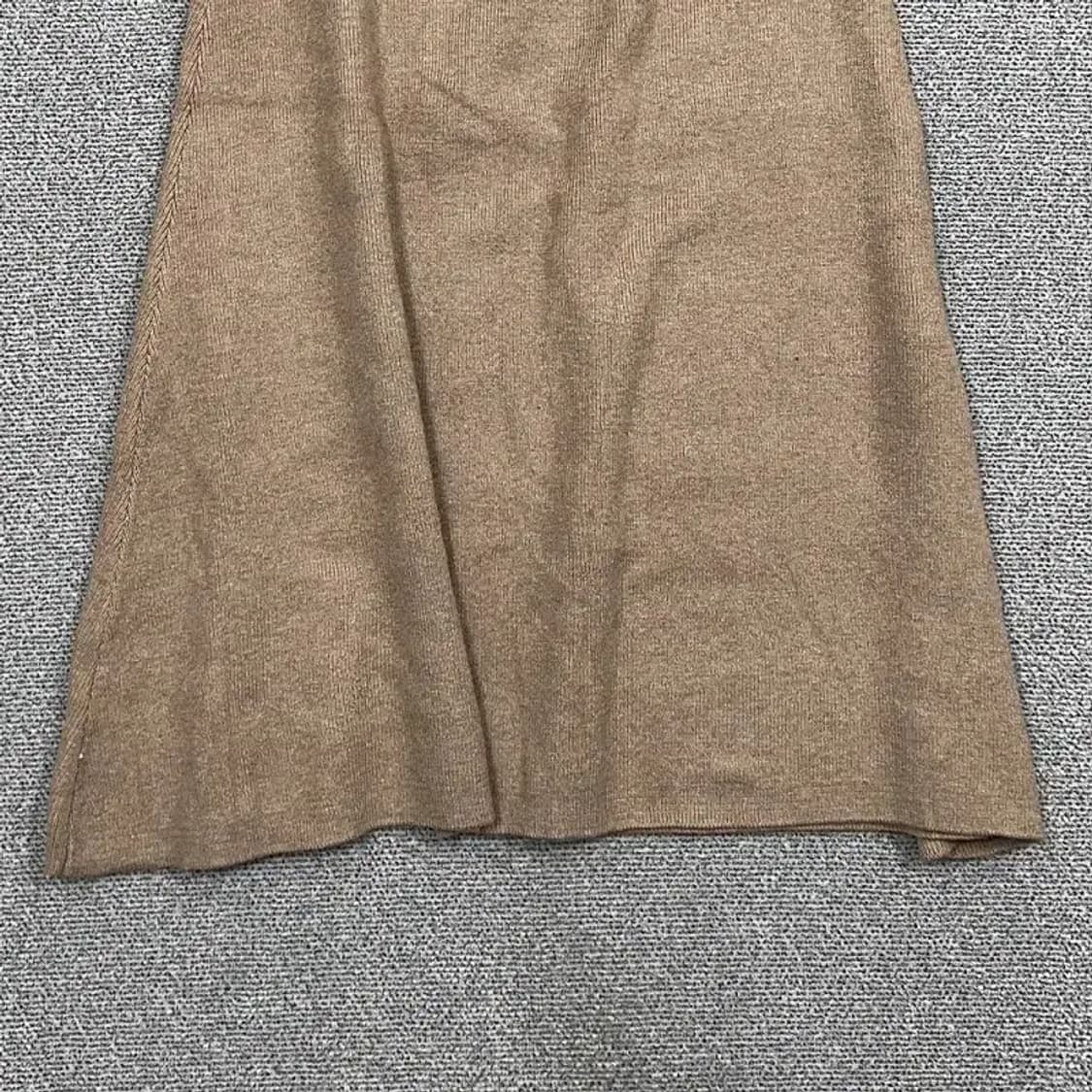 자라 니트 여성 베이지 스커트 L 상품이미지4