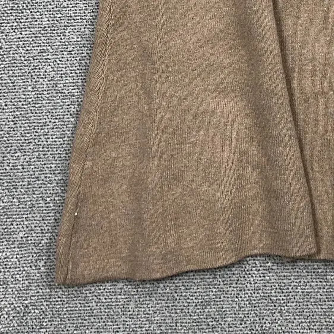 자라 니트 여성 베이지 스커트 L 상품이미지5