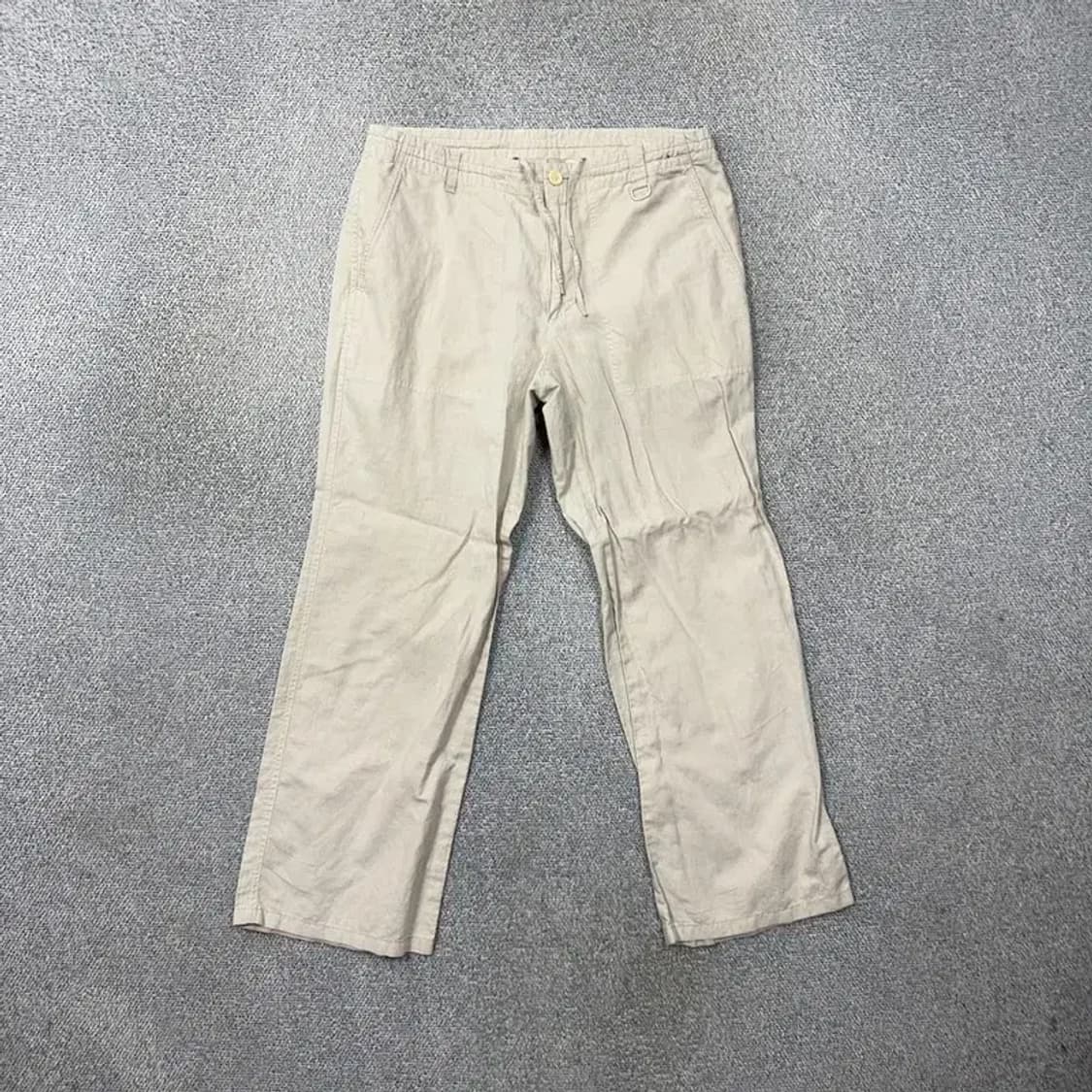마인드브릿지 남성 캐주얼 연베이지 면바지 34 상품이미지1