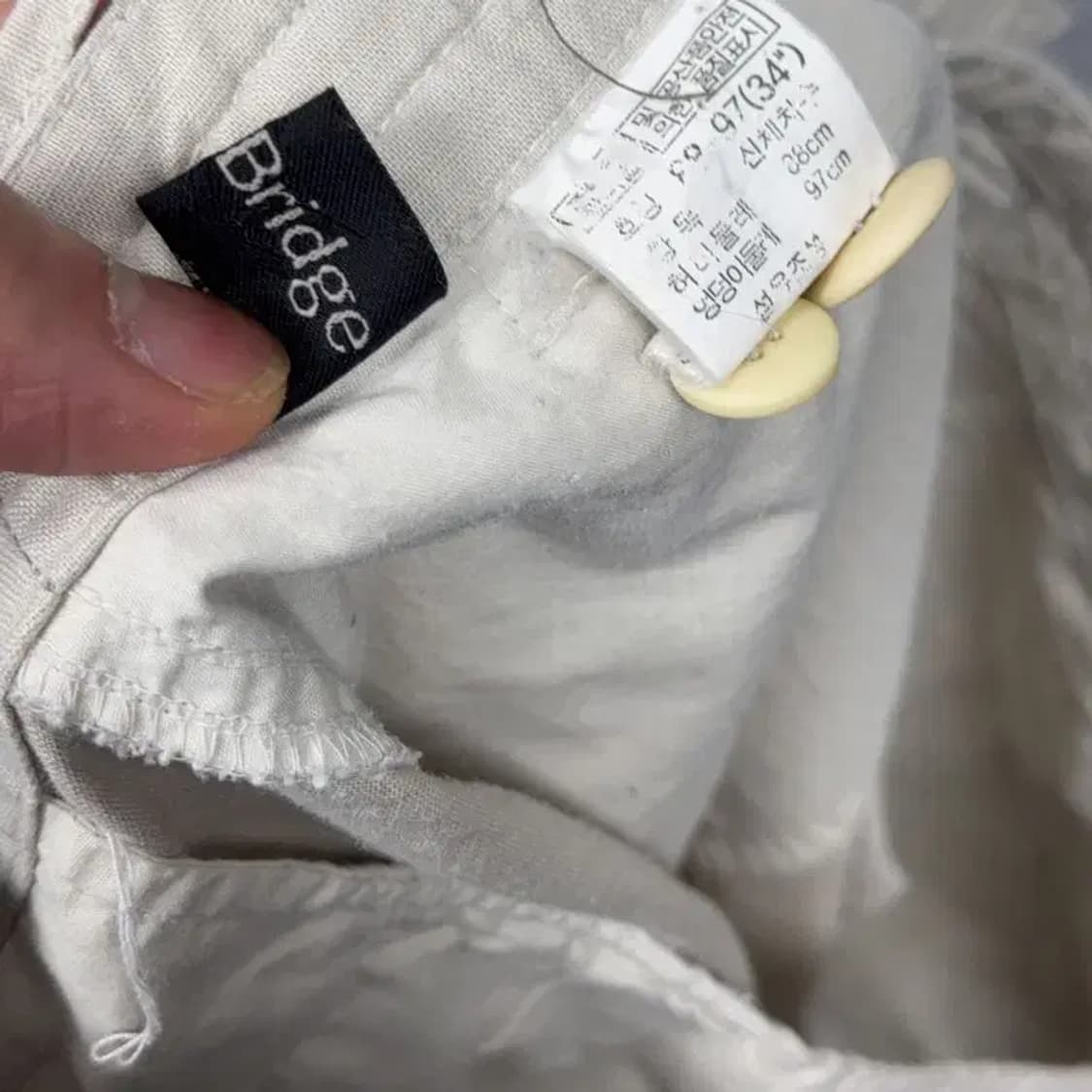 마인드브릿지 남성 캐주얼 연베이지 면바지 34 상품이미지6