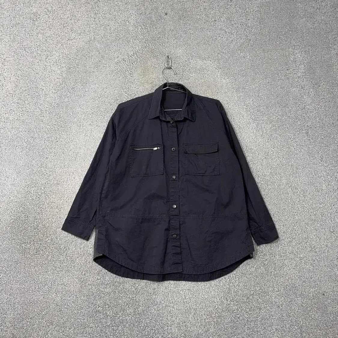 시스템 한섬 여성 빈티지 테크웨어 오버핏 셔츠 82-94-160 상품이미지1