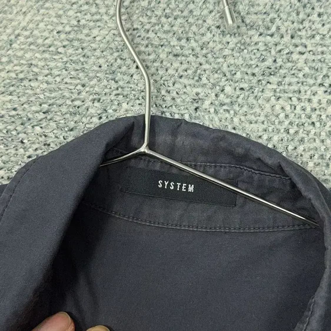 시스템 한섬 여성 빈티지 테크웨어 오버핏 셔츠 82-94-160 상품이미지4