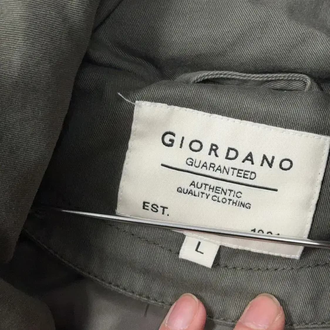 지오다노 카키 빈티지 야상 자켓 L 상품이미지5