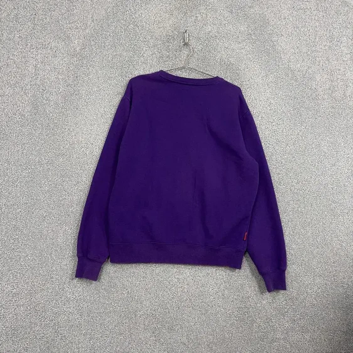 마하그리드 스펠 로고 남성 프린팅 퍼플 맨투맨 L 상품이미지2