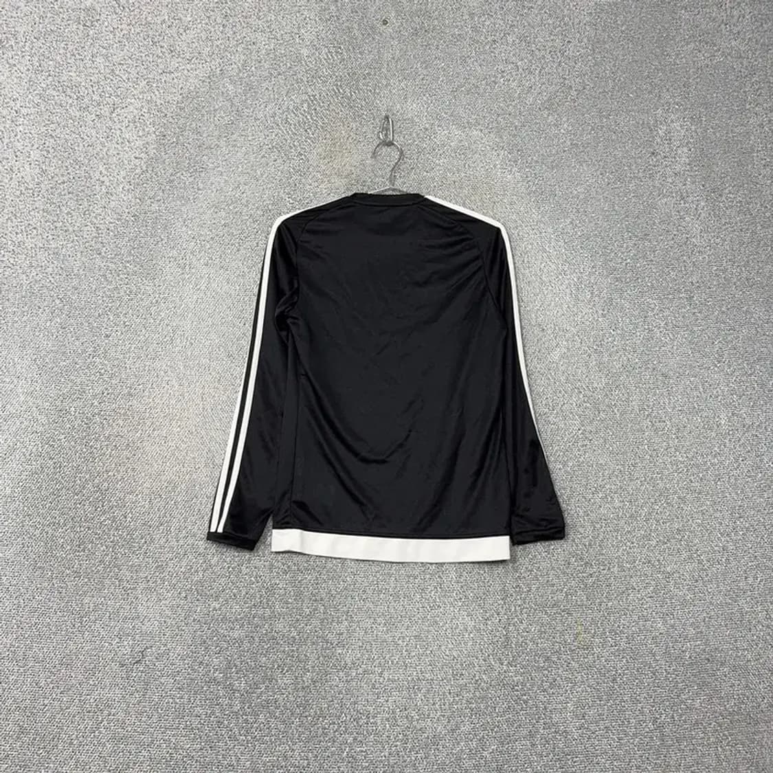 아디다스 기능성 블랙 삼선 긴팔티 M 상품이미지2