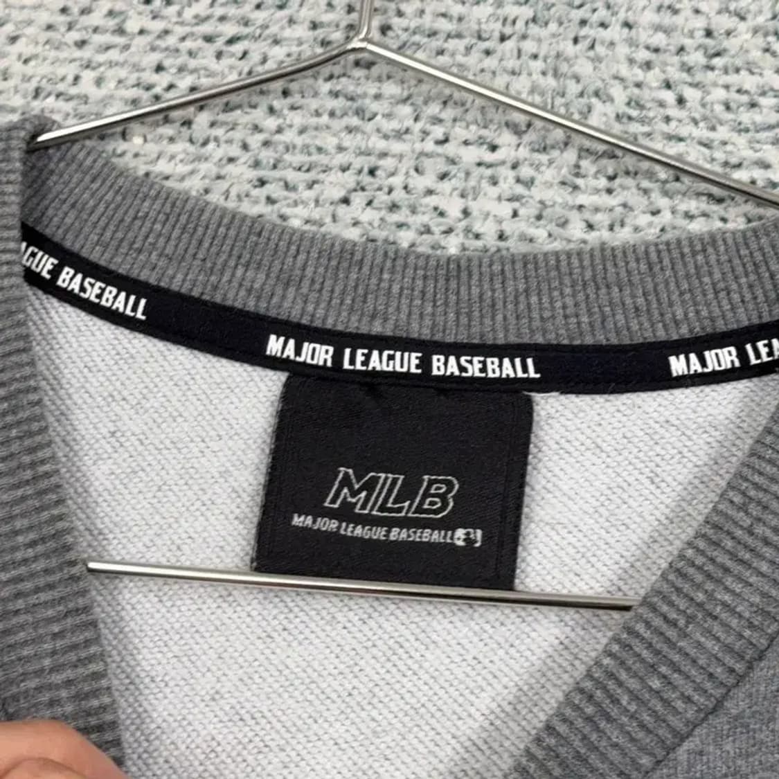 MLB 샌프란시스코 로고 그레이 맨투맨 95 상품이미지3