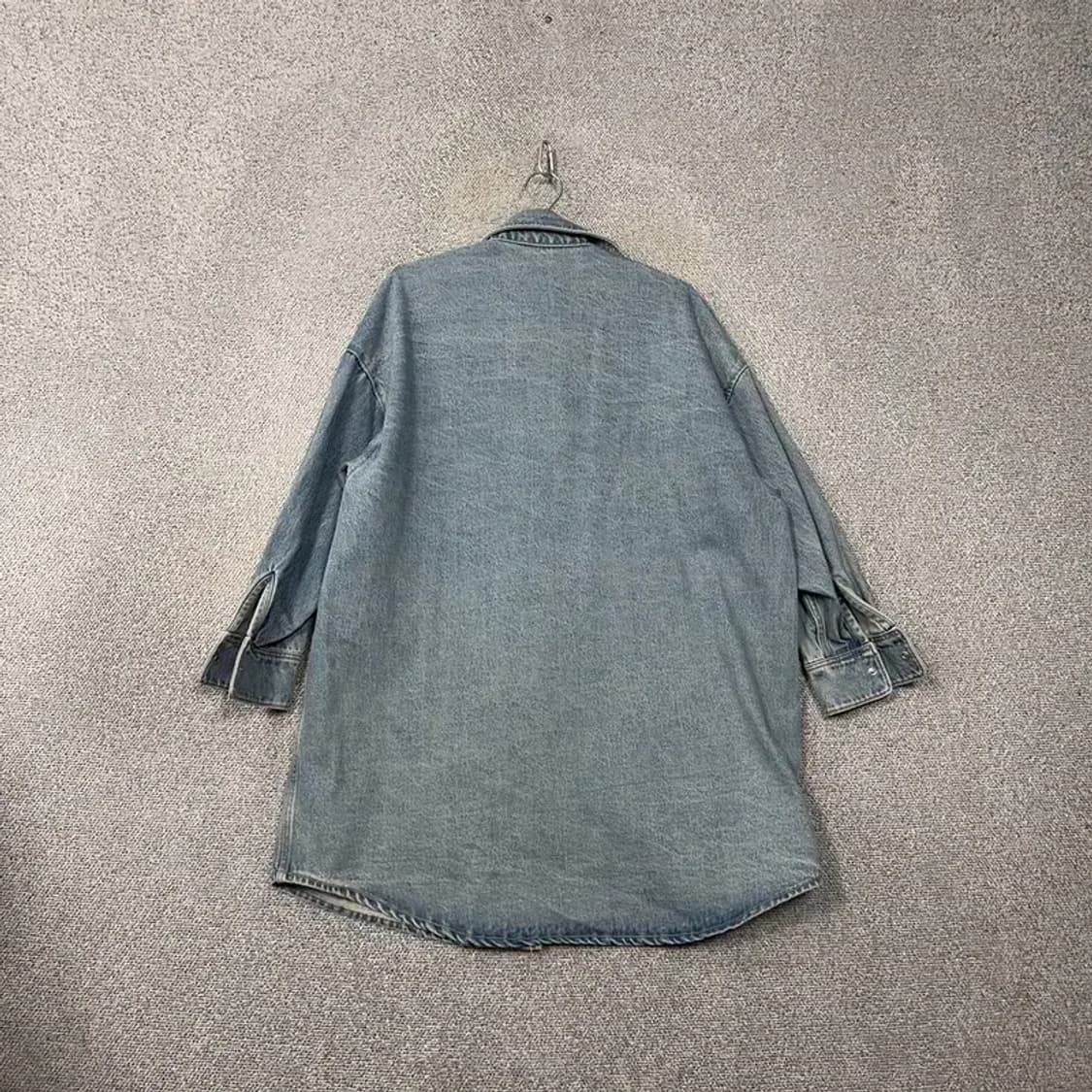 르꼬르망 여성 캐주얼 라이트 블루 오버핏 데님 원피스 FREE 상품이미지2