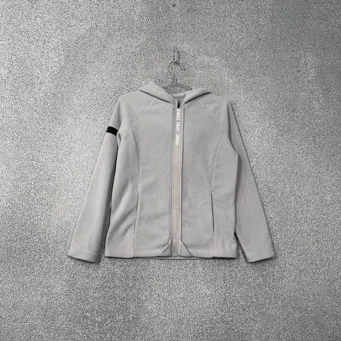 지프 라이트 그레이 여성 기능성 후드집업 90 상품이미지1