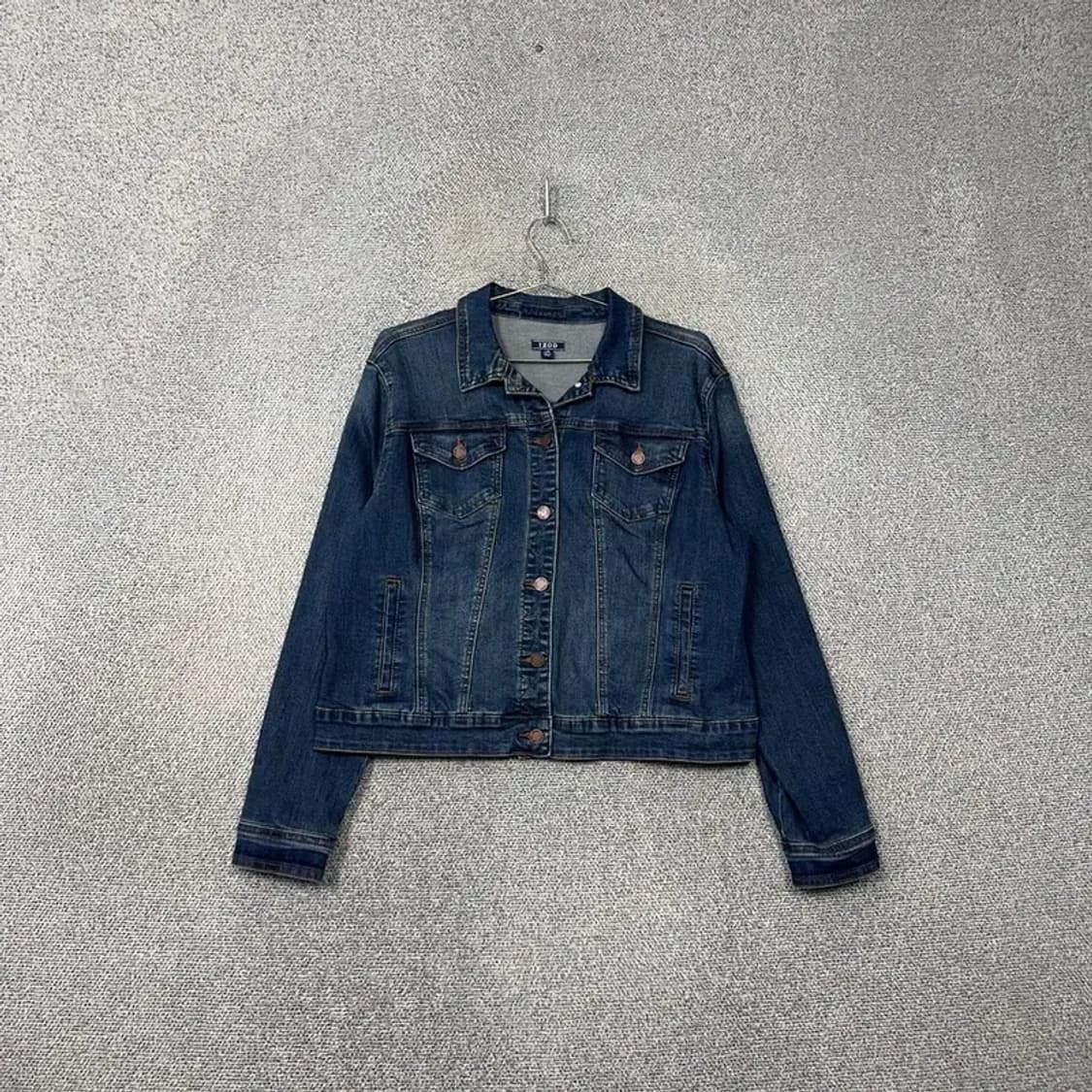 아이조드 여성 캐주얼 데님자켓 L 상품이미지1