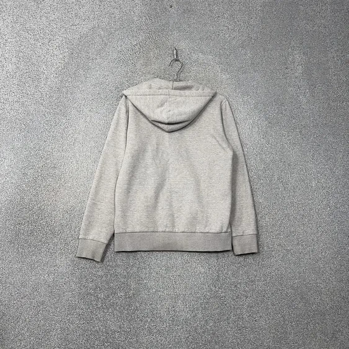 휠라 라이트 그레이 로고 후드 집업 95(M) 상품이미지2