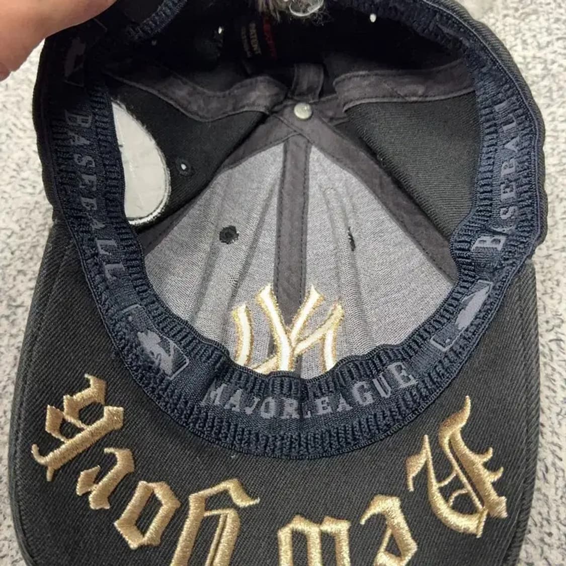 MLB 뉴욕양키즈 로고 볼캡 XS-S 상품이미지2