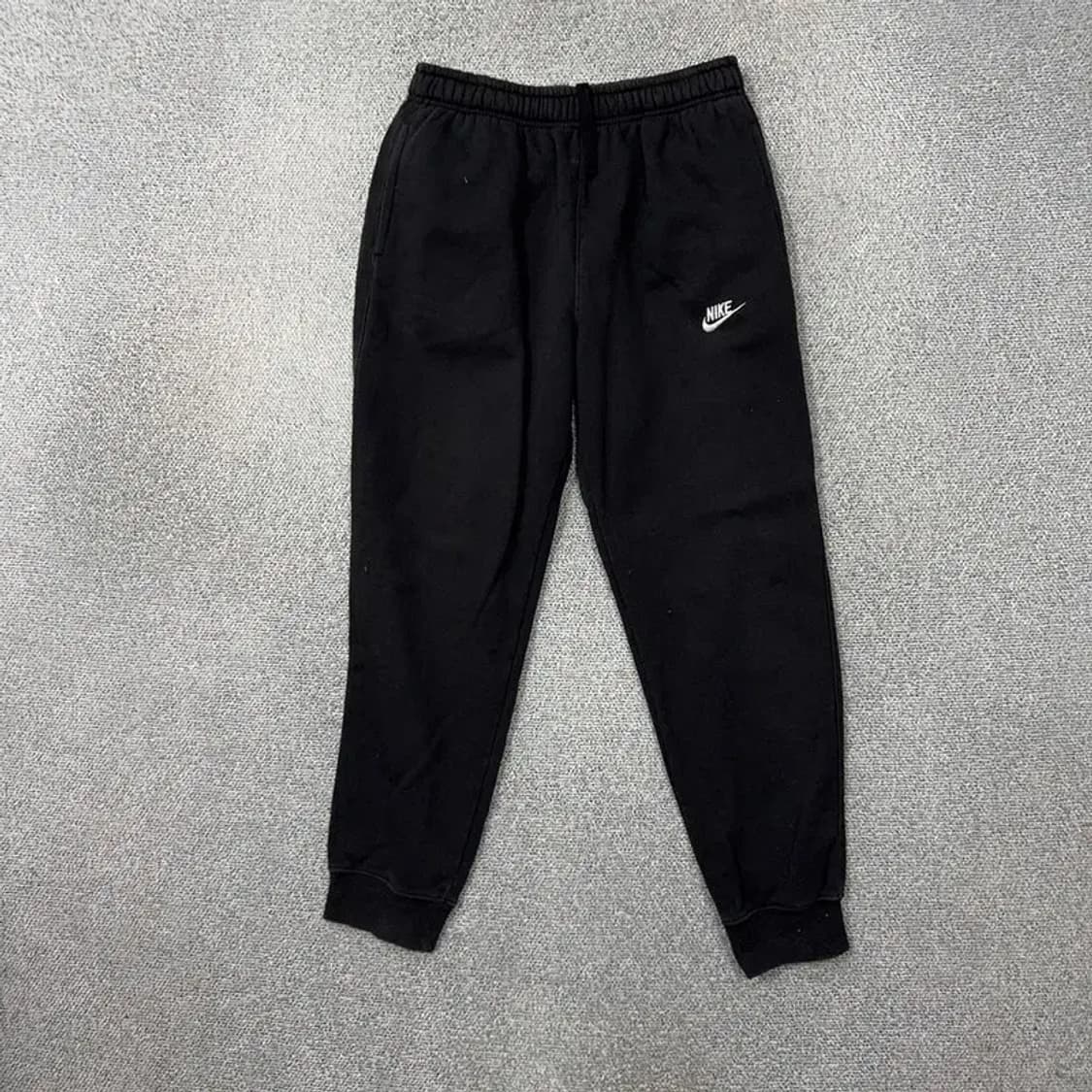 나이키 블랙 로고 스우시 밴딩 조거팬츠 L 상품이미지1