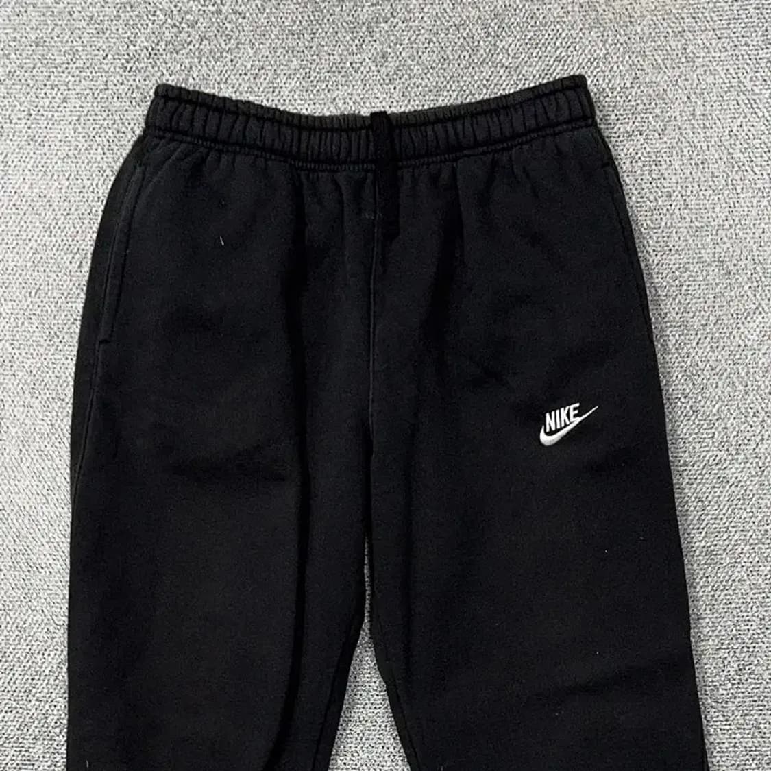 나이키 블랙 로고 스우시 밴딩 조거팬츠 L 상품이미지3