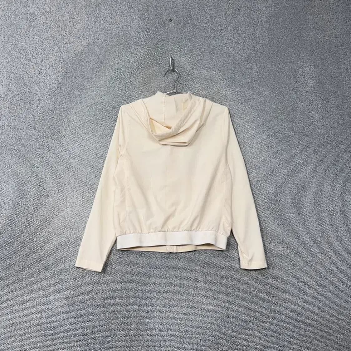 아디다스 로고 베이지 경량 바람막이 자켓 XS 상품이미지2