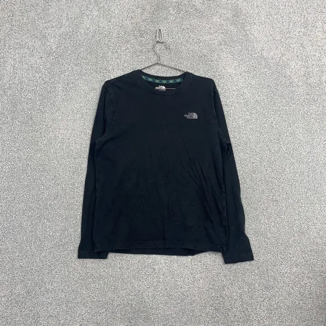 노스페이스 레귤러핏 블랙 긴팔 티 XL 상품이미지1