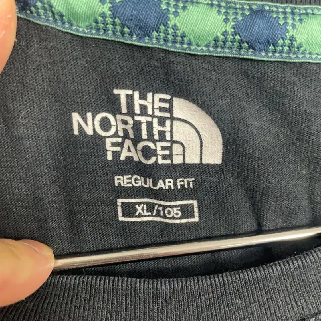 노스페이스 레귤러핏 블랙 긴팔 티 XL 상품이미지3