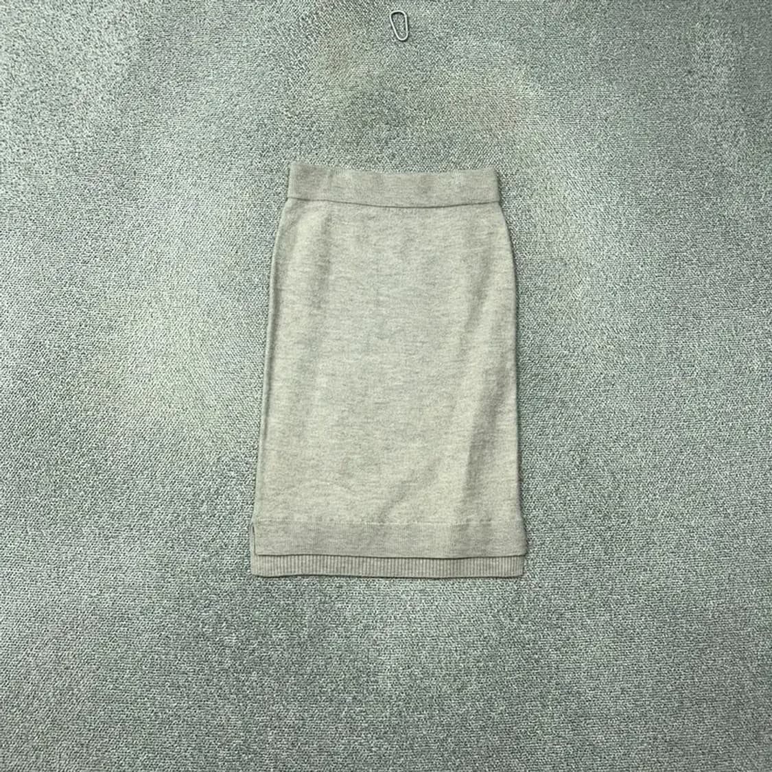 클럽모나코 라이트 그레이 울 니트 스커트 XS 상품이미지1