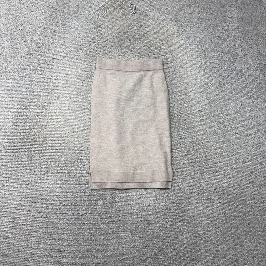 클럽모나코 라이트 그레이 울 니트 스커트 XS 상품이미지2