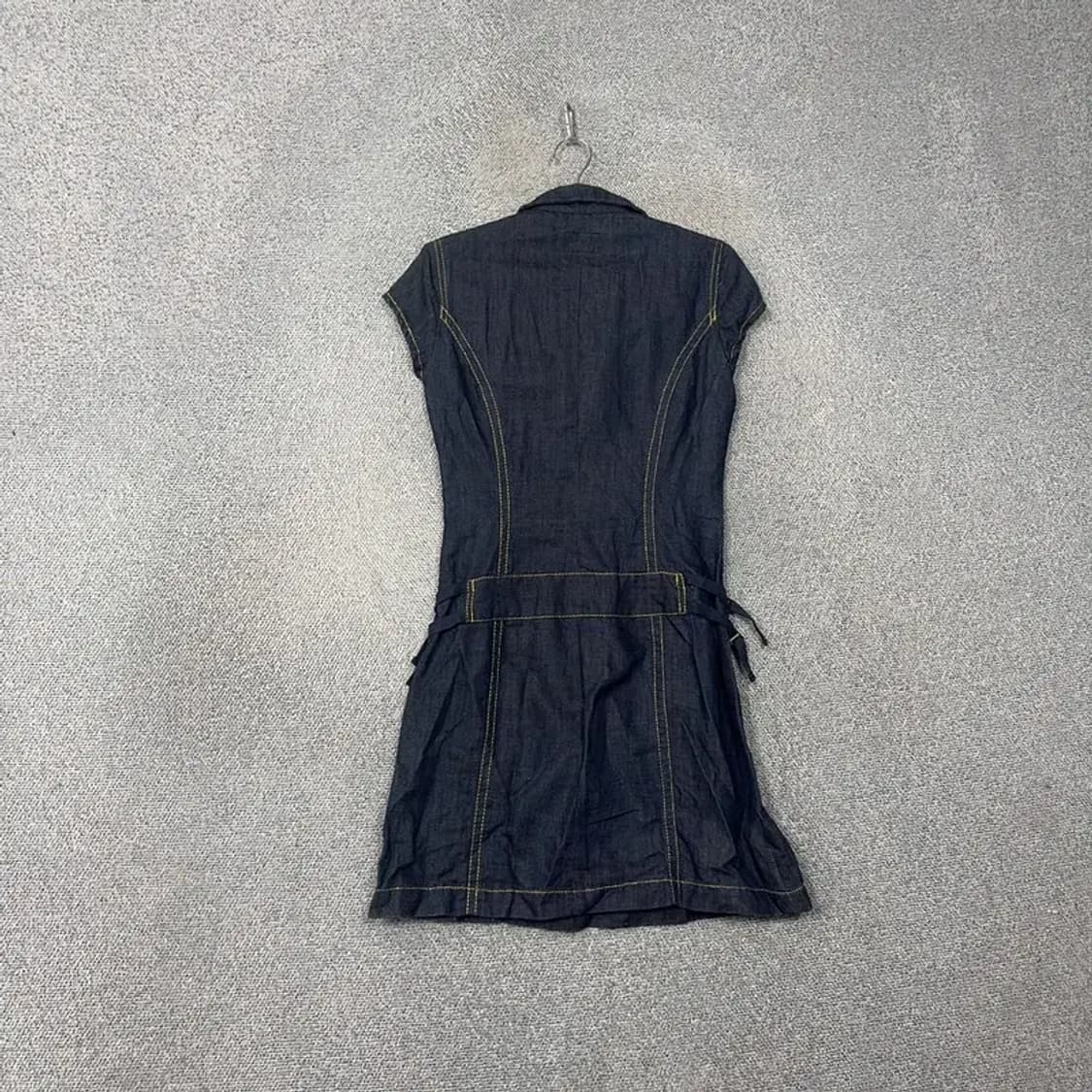 캘빈클라인 빈티지 진청 데님 집업 원피스 S 상품이미지2