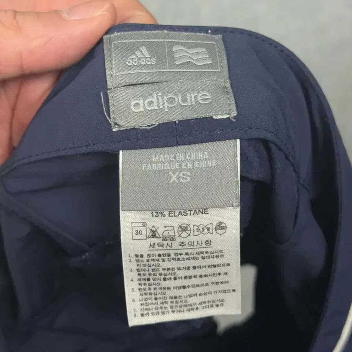 아디다스 네이비 골프 숏 반바지 XS 상품이미지4