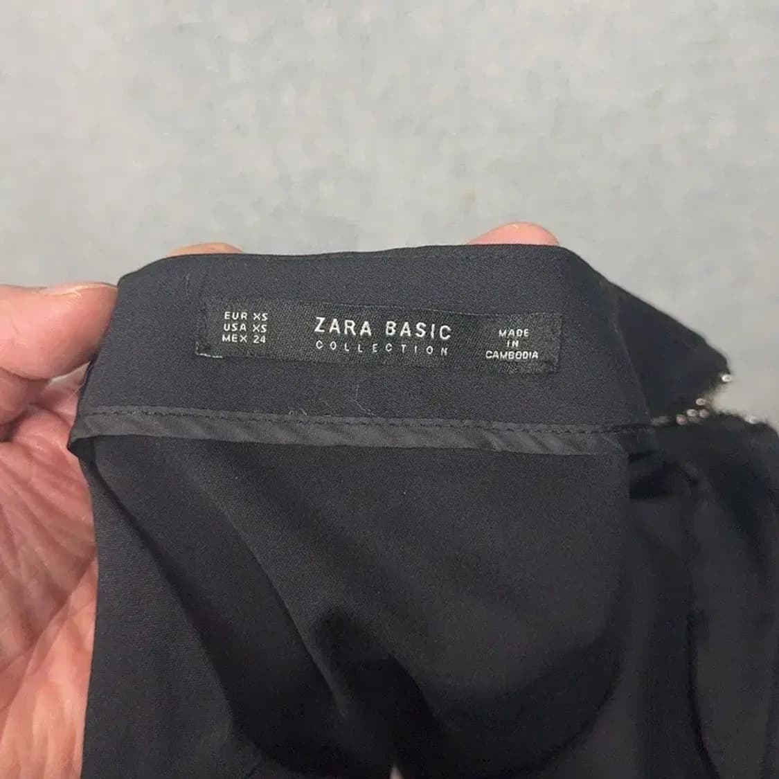 자라 베이직 정장 블랙 미니스커트 XS 상품이미지6