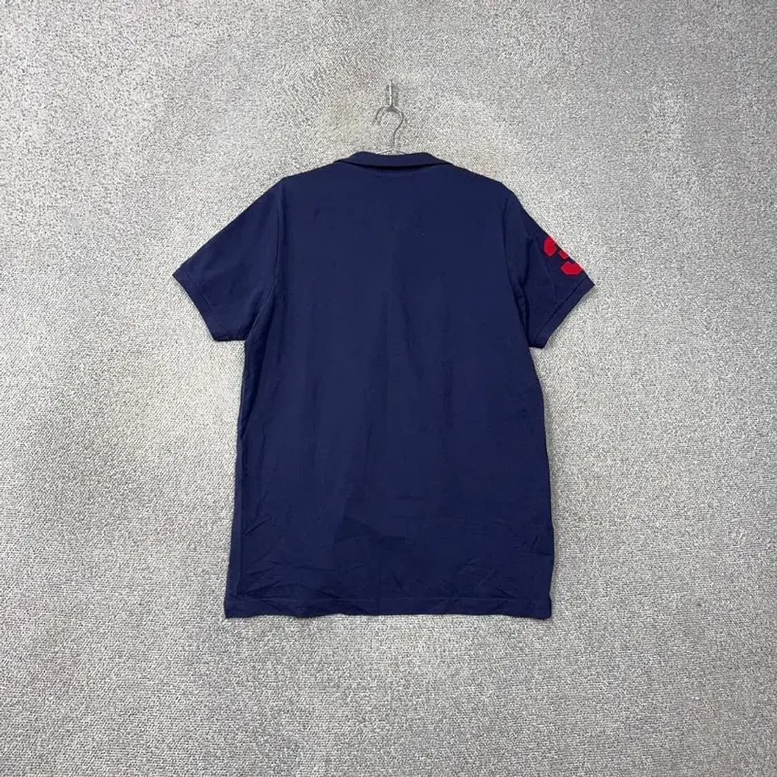 폴로아쎈 네이비 로고 남성 반팔 카라티 L 상품이미지2