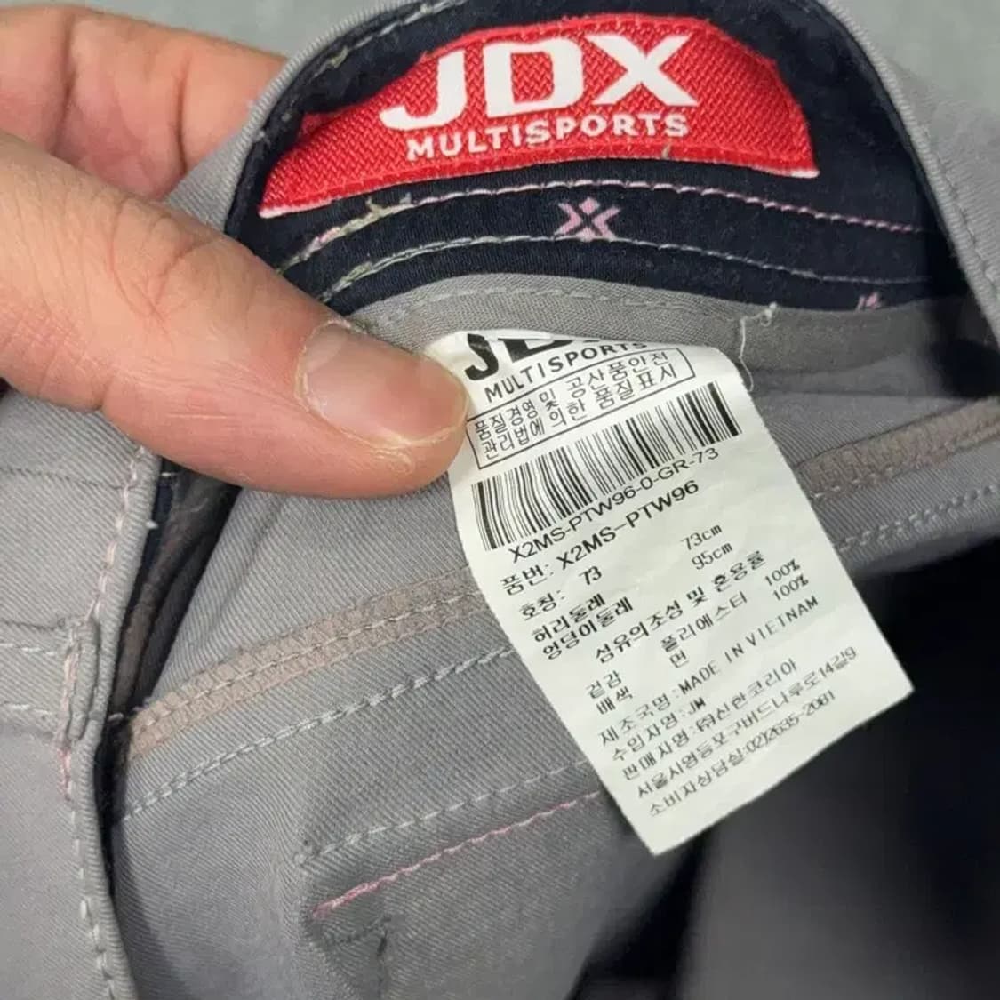 JDX 연그레이 여성 골프 기능성 5부 반바지 28 상품이미지5