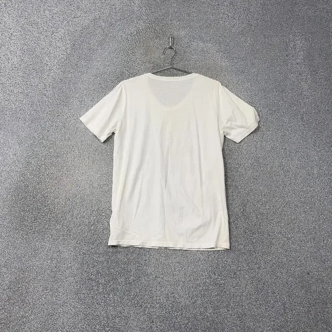 플라스틱아일랜드 프린팅 크림 화이트 반팔티 M 상품이미지2