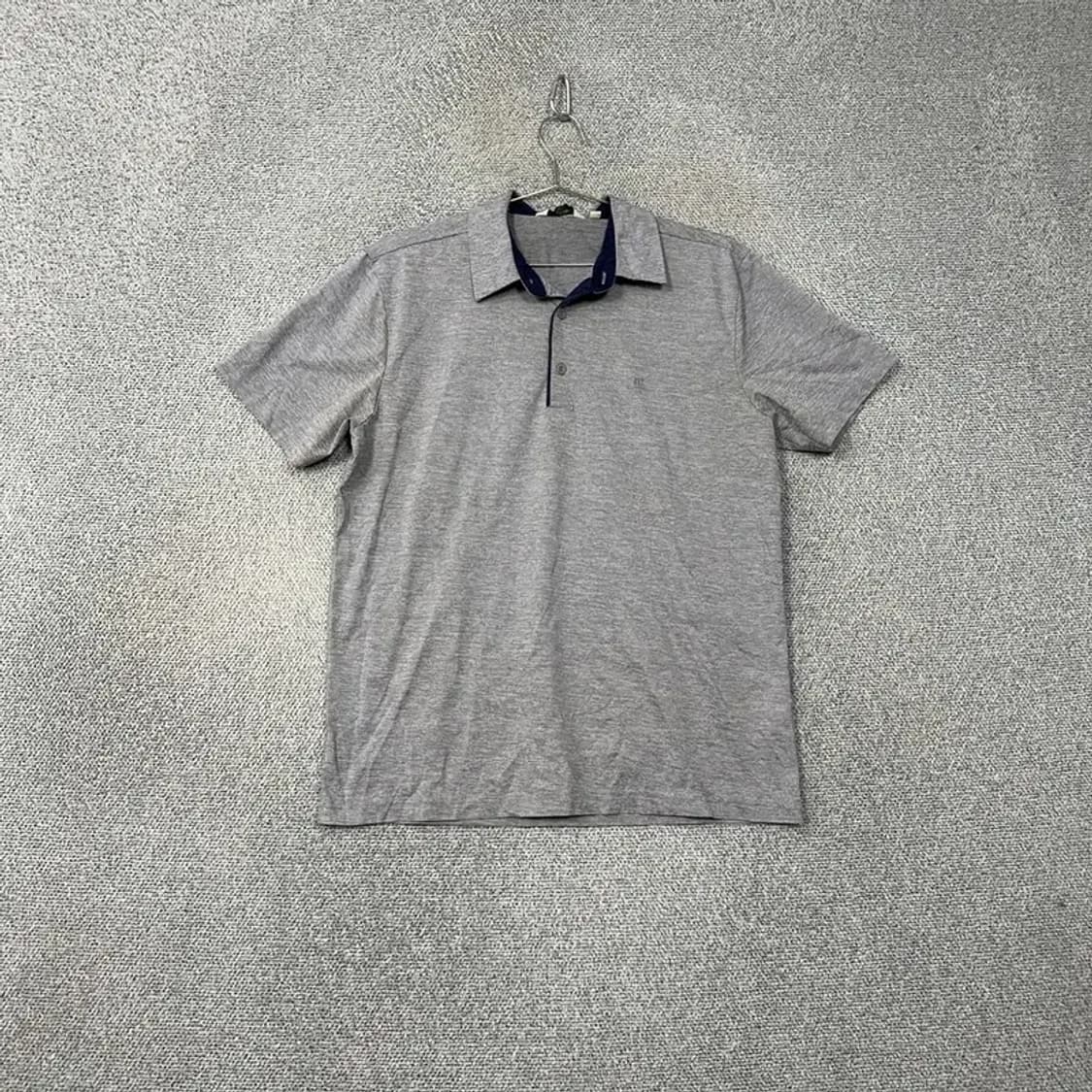 헨리코튼 남성 캐주얼 라이트 그레이 반팔 카라티 110 상품이미지1