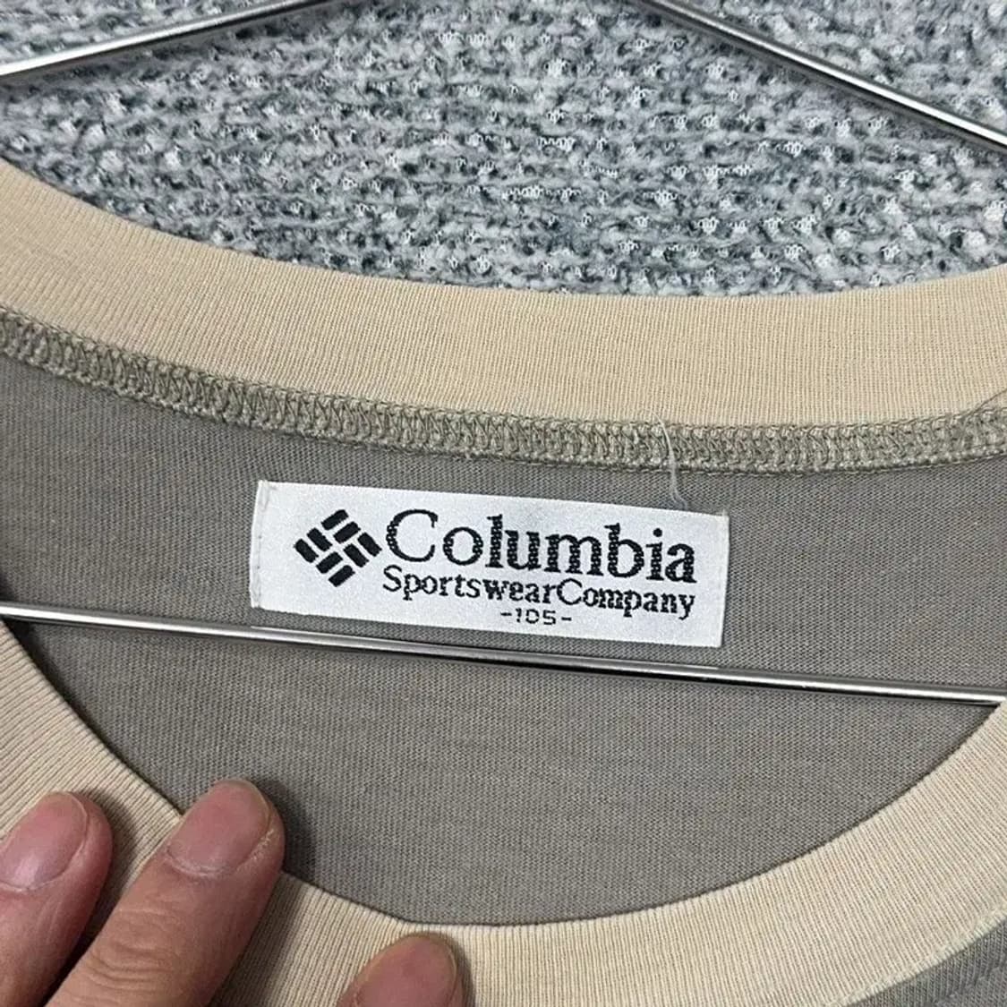 콜롬비아 로고 빈티지 남성 반팔티 105 상품이미지6