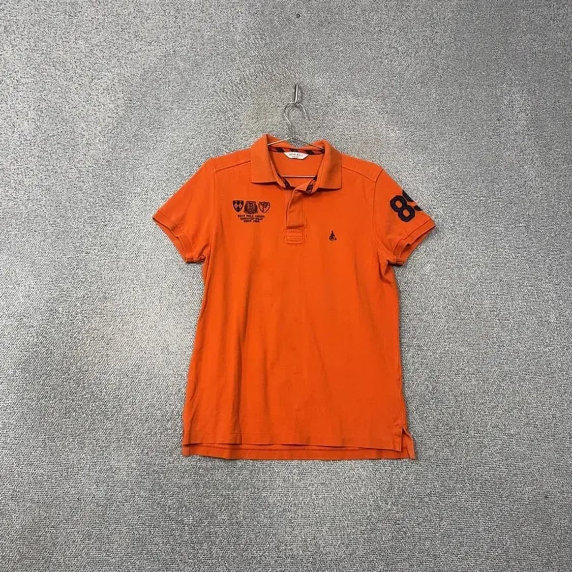 빈폴 오렌지 로고 남성 반팔 카라티 100 상품이미지1