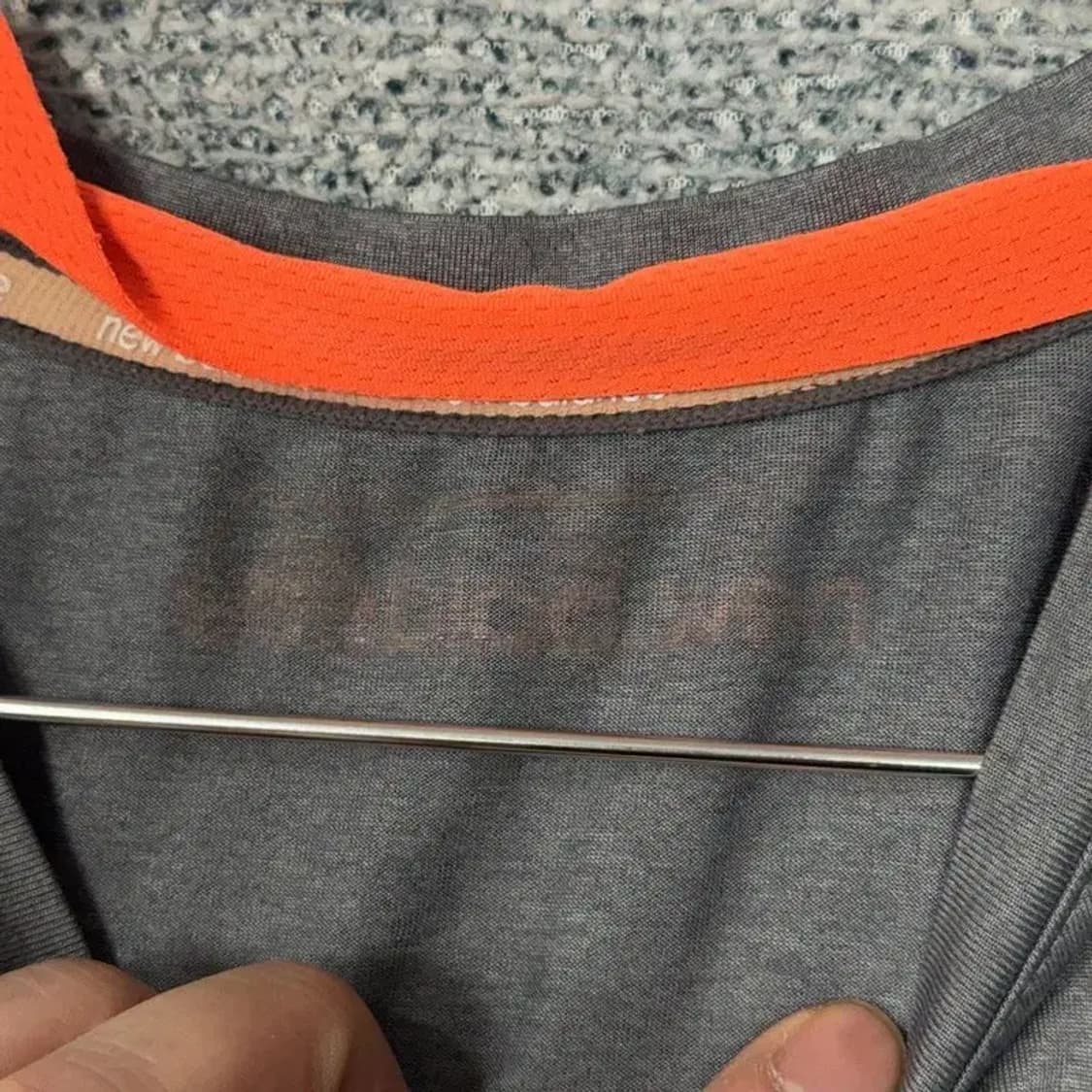 뉴발란스 프린팅 그레이 기능성 반팔티 100 상품이미지3