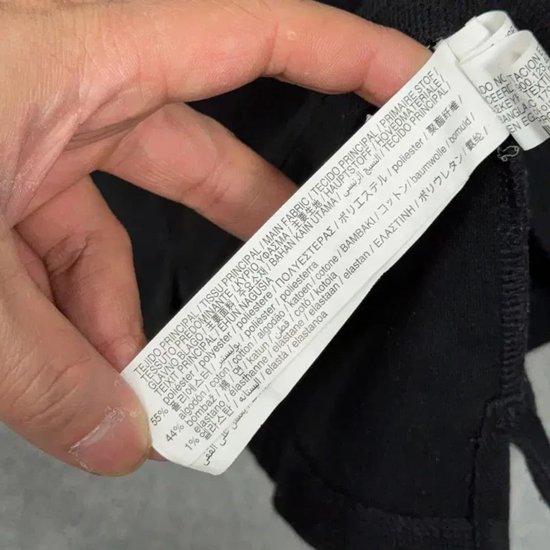 자라 블랙 무지 캐주얼 반팔 카라티 M 상품이미지4