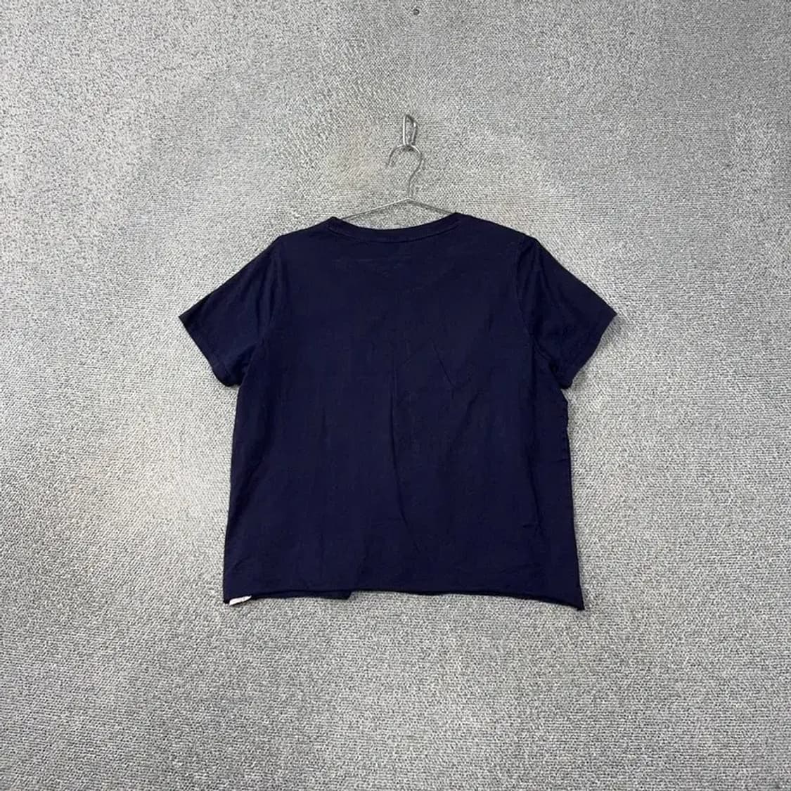 빈폴 플라워 프린팅 네이비 여성 반팔티 100 상품이미지2